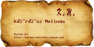 Kárász Melinda névjegykártya